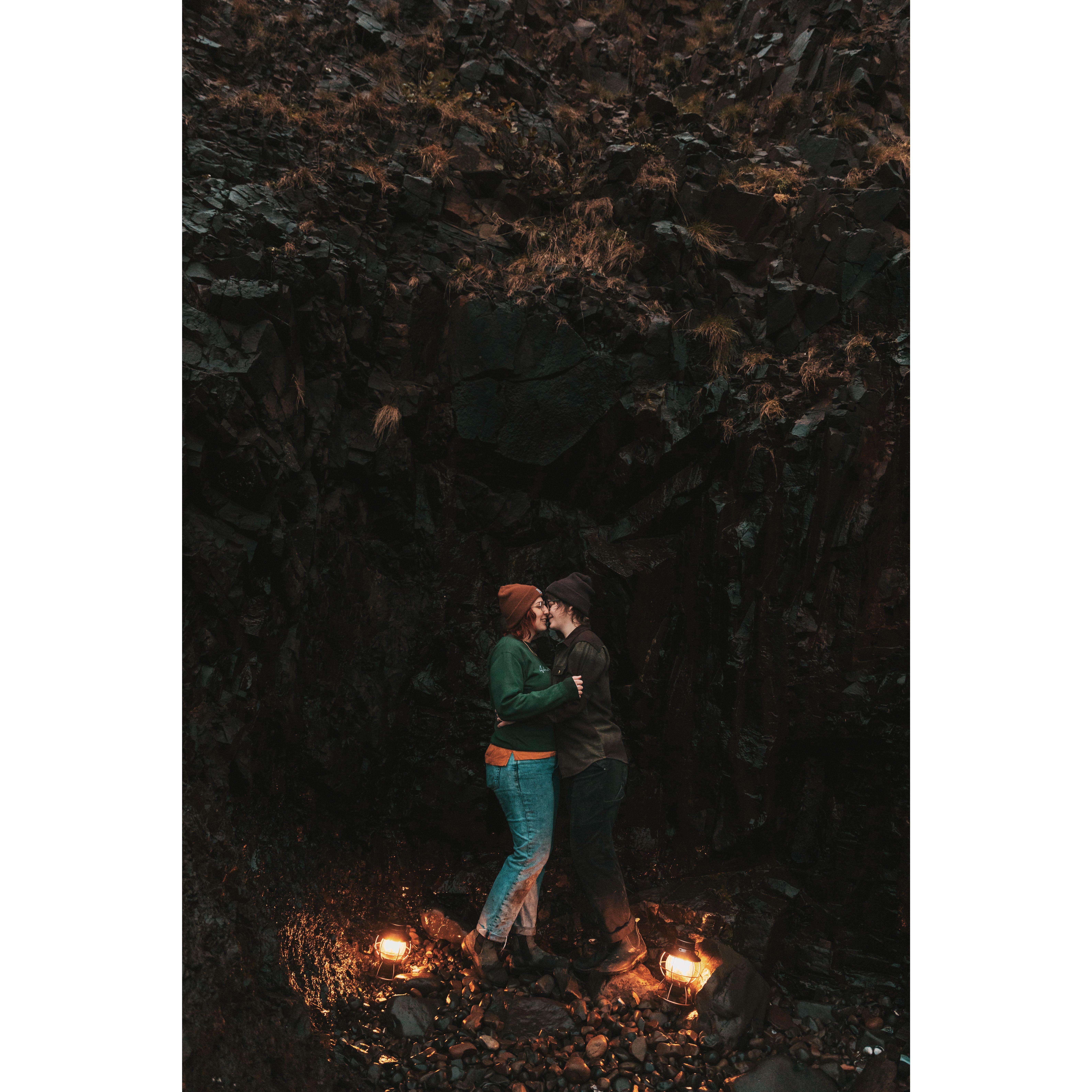 from the surprise engagement shoot.