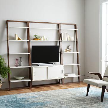Ladder Leaning Bookshelf (25")