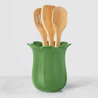 Garden Floral Utensil Crock