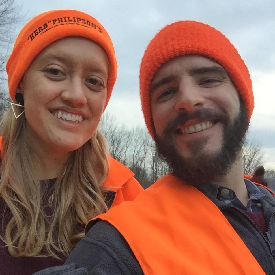 Can't be too careful walking through the woods in Upstate New York during hunting season!