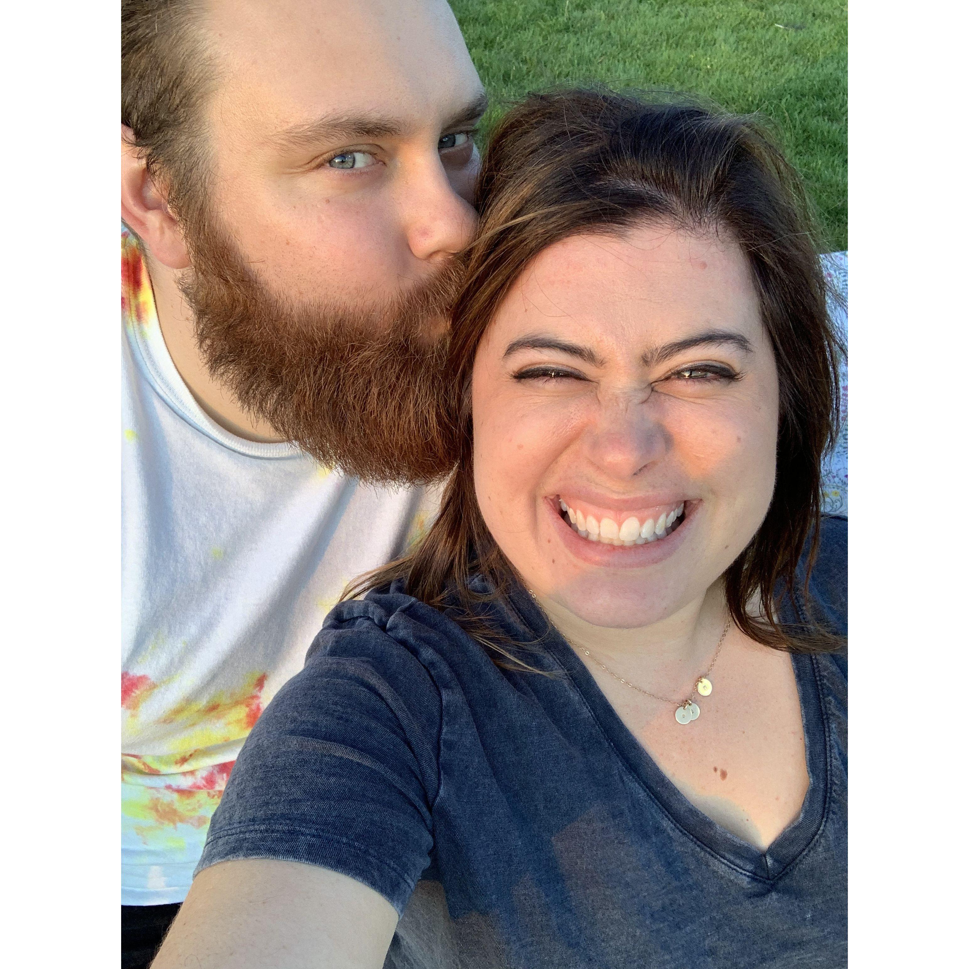 We love the lawn seats at Hops Games!