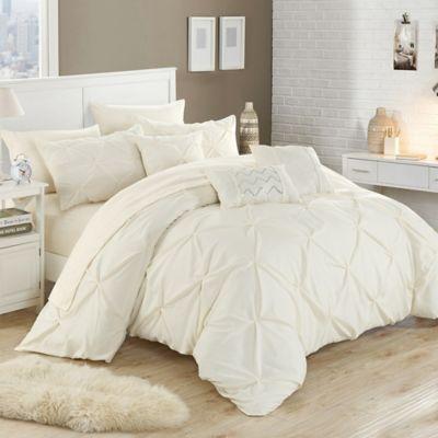 Chic Home Salvatore 10-Piece King Comforter Set in Beige