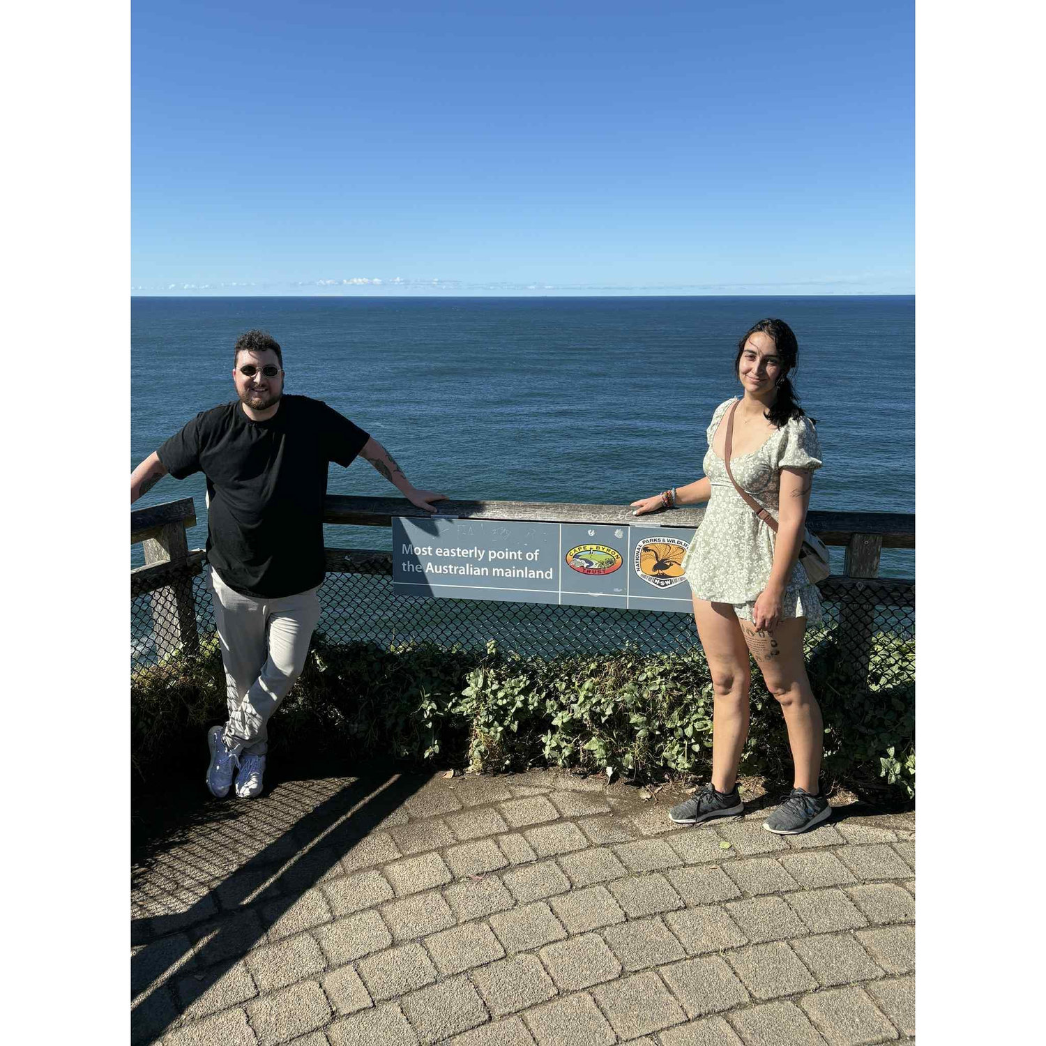 We got tattoos together on the last day of our Australia trip!