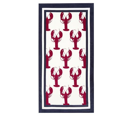 Pottery Barn | Lobster Beach Towel