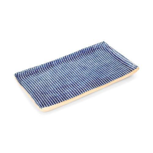 Terrafirma Ceramics - Large Stacking Tray - Cobalt/Strata