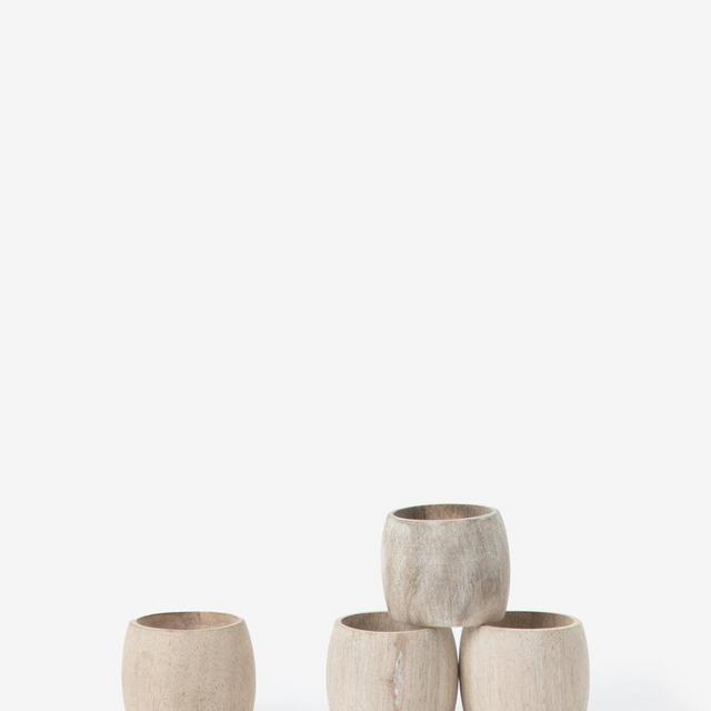 McGee & Co Wooden Napkin Rings (set of 4)