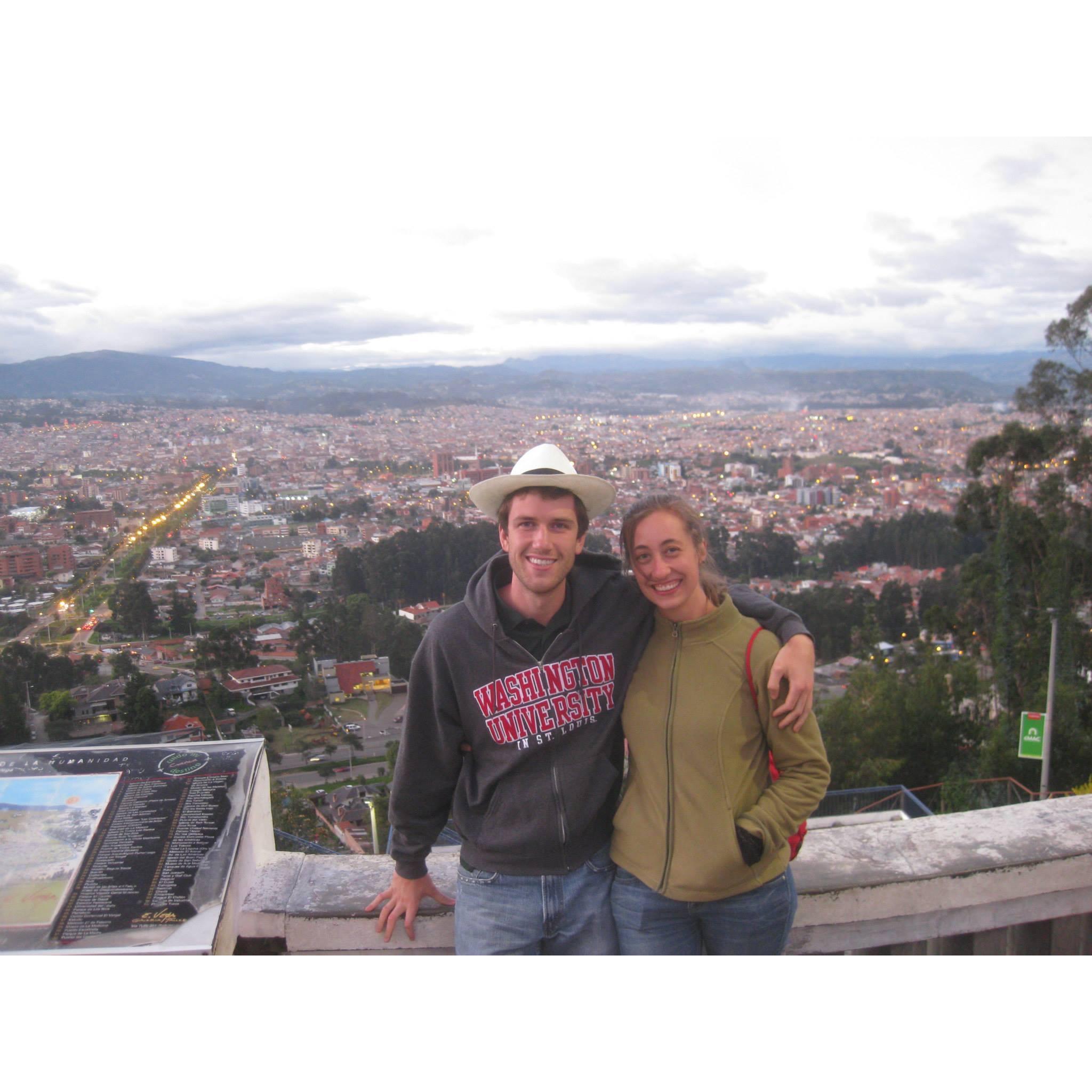What a view! And what a hat! Cuenca, Ecuador! 2015