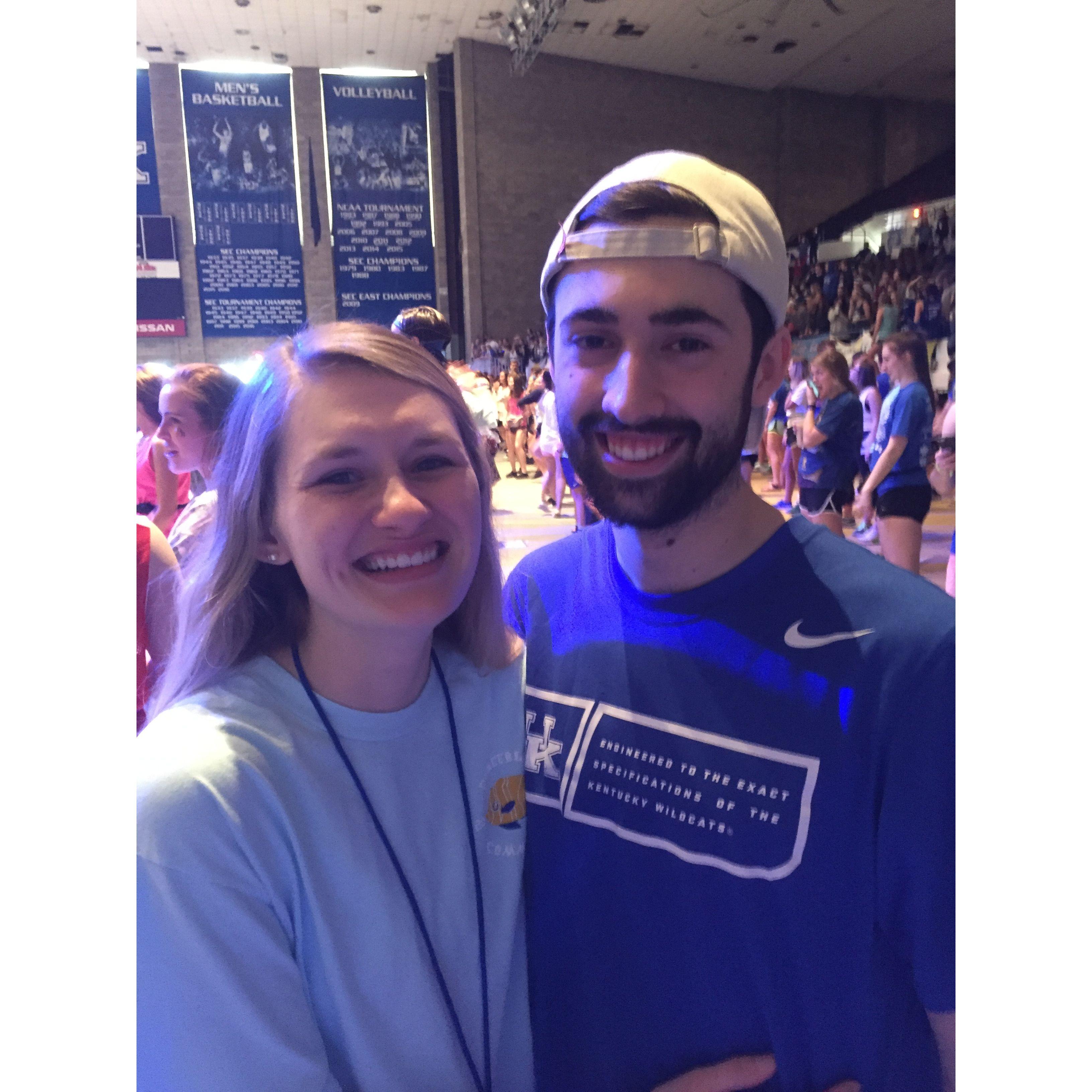 DanceBlue 2017 -- Andre was a dancer & I was on Programming Committee