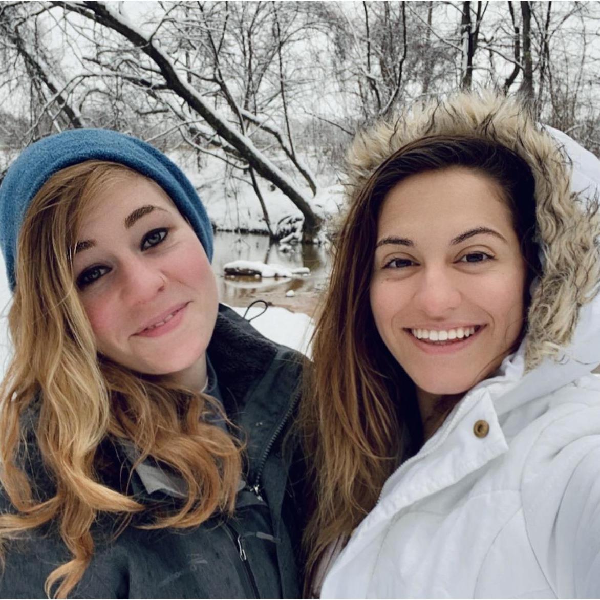 Making a snowman and having snowball fights because VA got 6 inches of snow // 31 January 2021