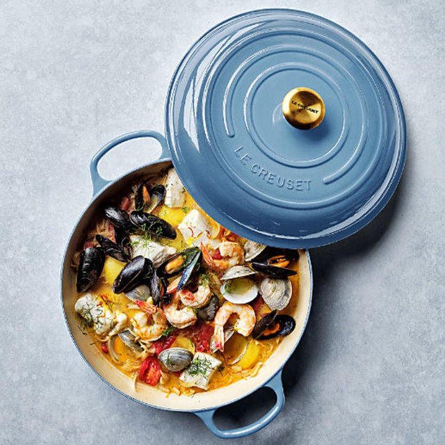 Le Creuset ® Signature 5-Qt. Chambray Enameled Cast Iron Braiser