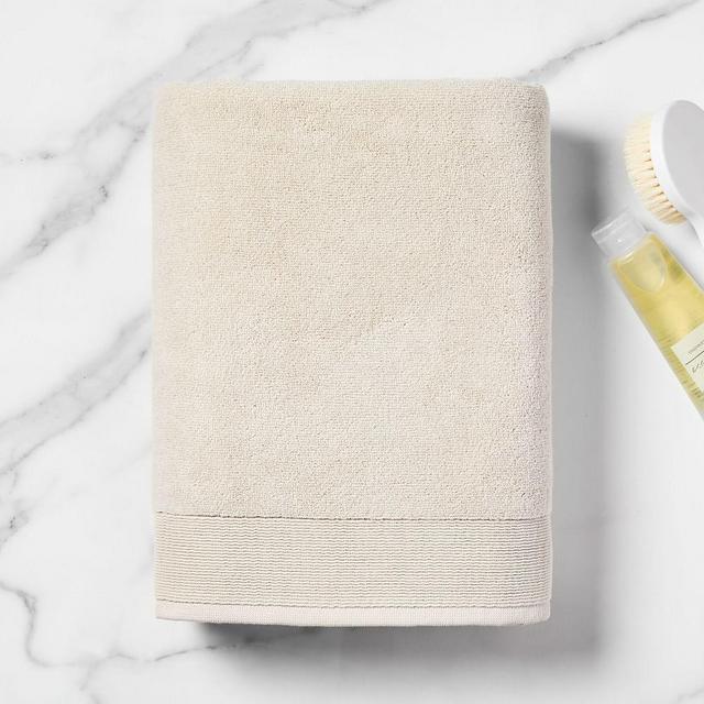 Organic Luxe FibroSoft Towel, Bath Towel, Oatmeal
