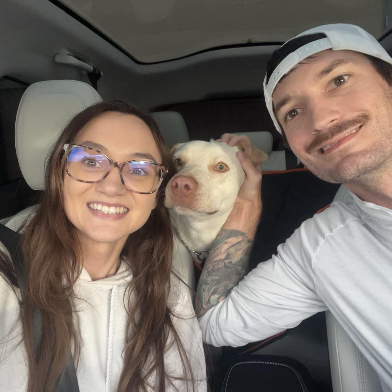 Chamber is Steven’s service dog and this was the day we adopted him!