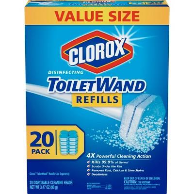 Clorox ToiletWand Disinfecting Refills Disposable Wand Heads - 20ct