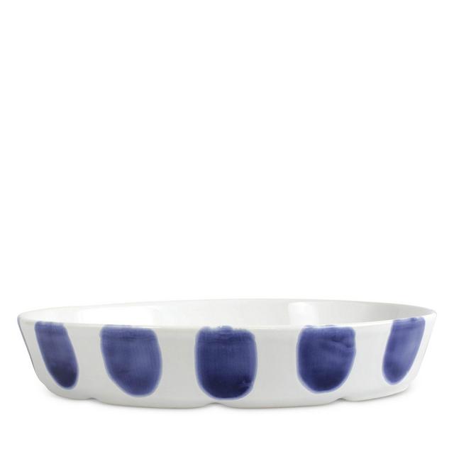 VIETRI Santorini Dot Oval Baker