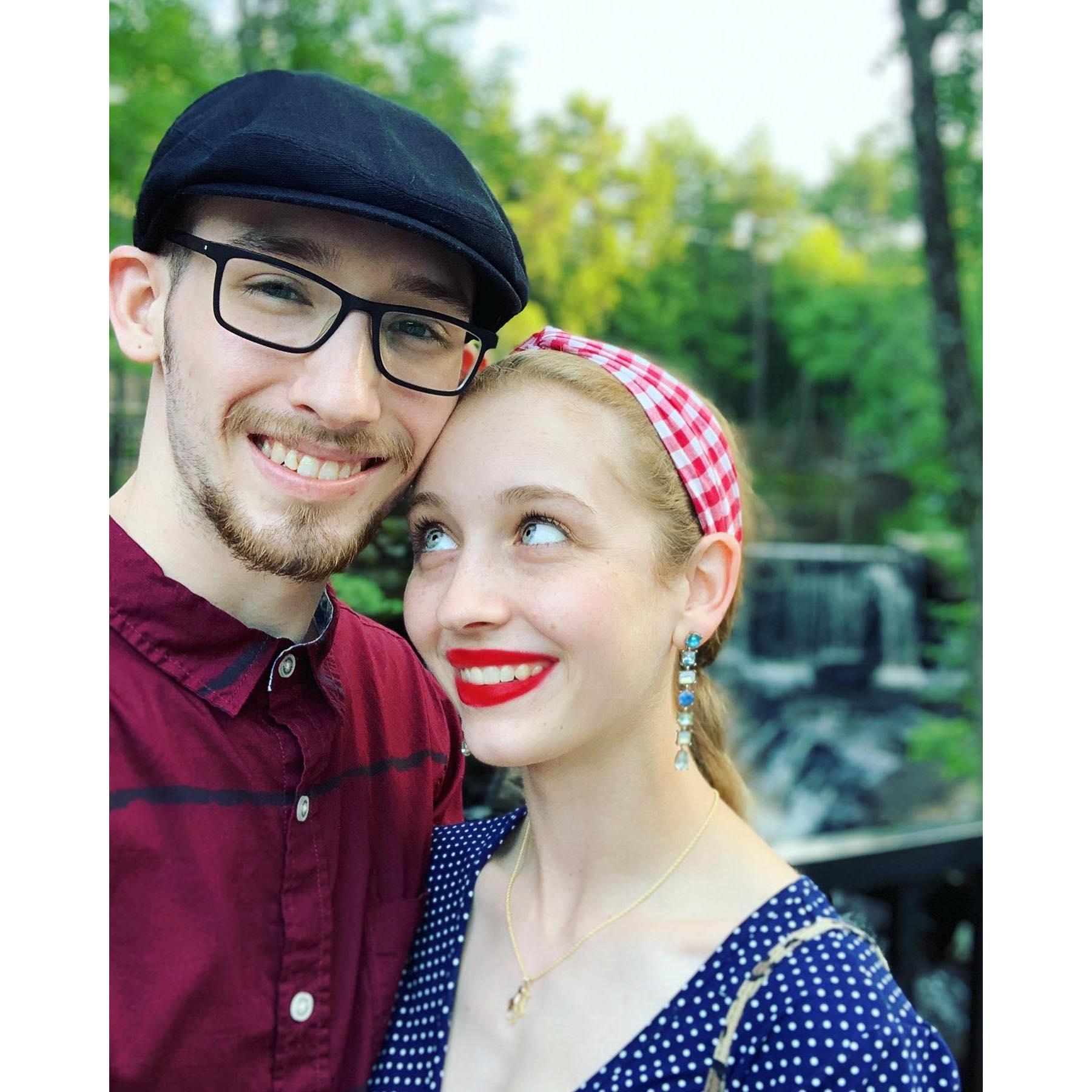 Anniversary dinner at The Old Mill.
