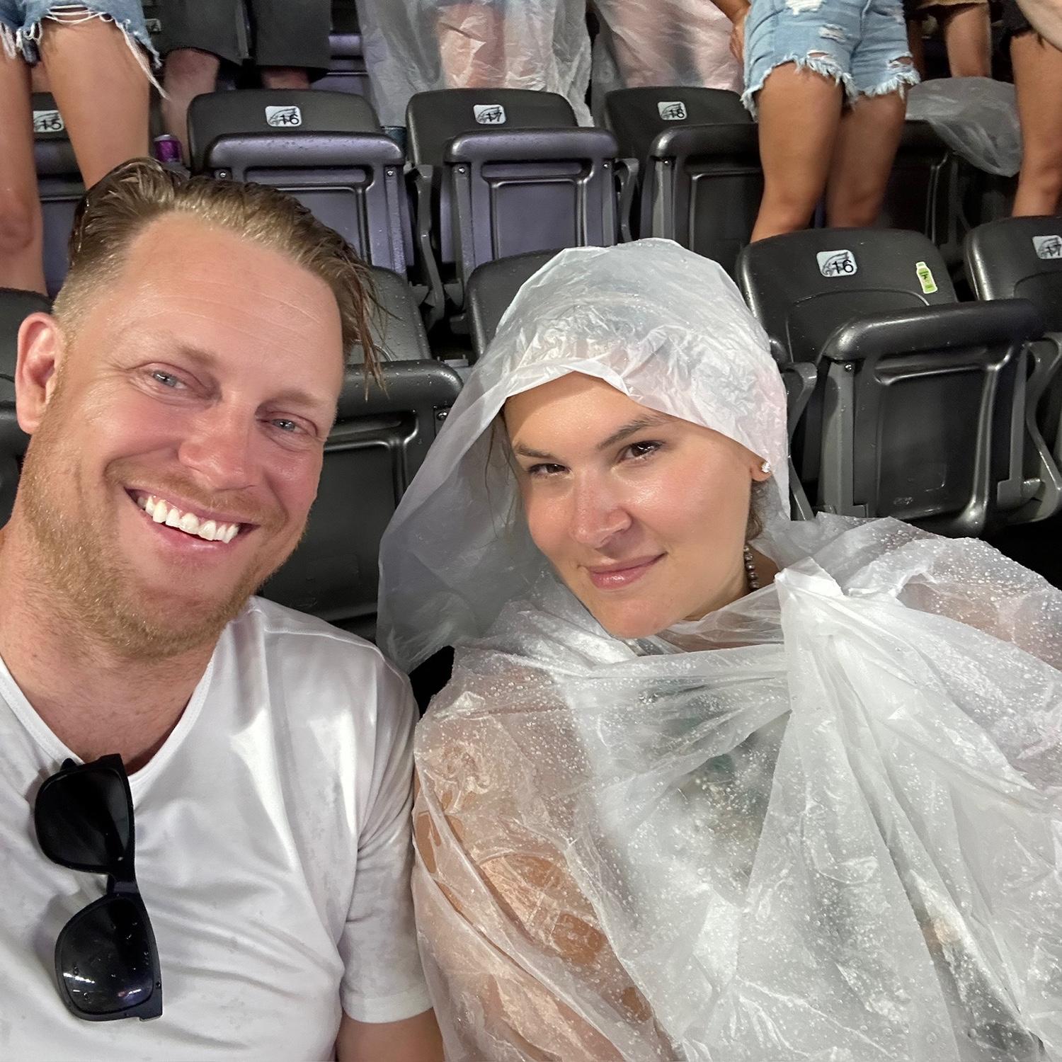 Luke Combs Concert. Logan living his best life. Taylor.....