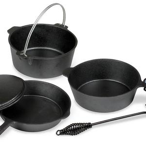 Stansport Cast Iron Set Pre Seasoned