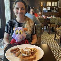 First time that Figgy came to brekkie with us! Trattoria al Forno, 6/2/22