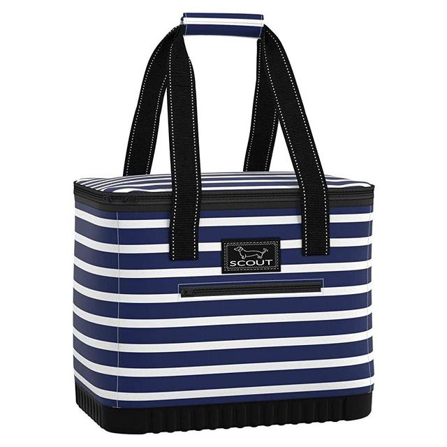 SCOUT The Stiff One Cooler Bag, Insulated, Collapsible, Leak Proof, Lightweight, and Portable Soft Cooler Beach Bag with Hard Bottom