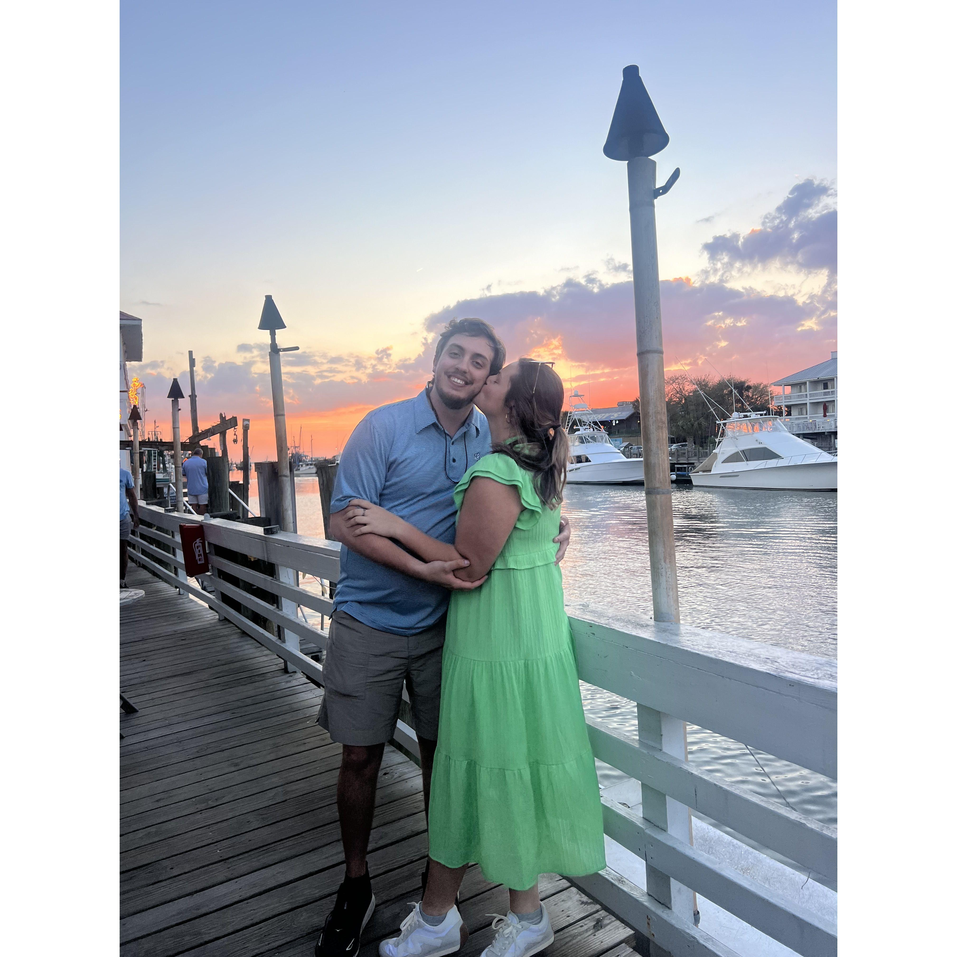 Our first time visiting our new home