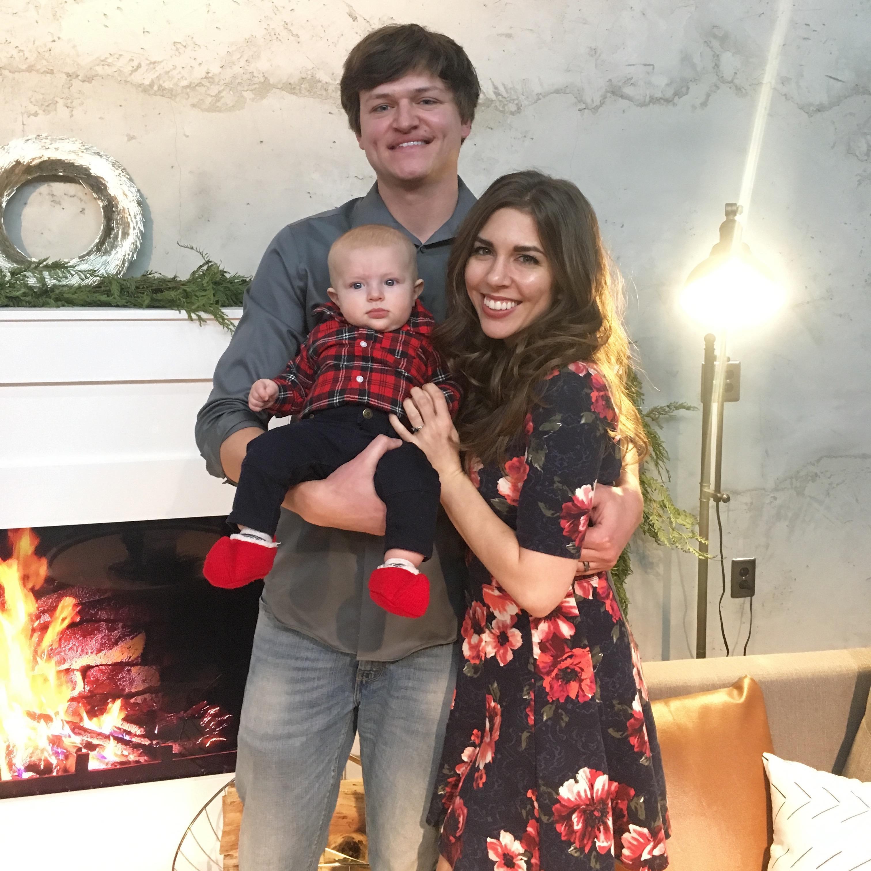 First Christmas with the little man!