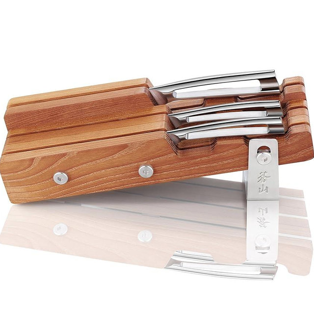 Cangshan N1 Series 61857 German Steel Forged 4-Piece Starter Knife Block Set