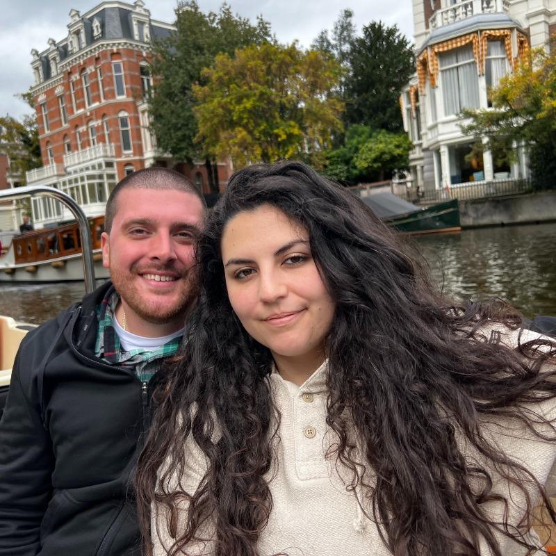 Canal boat tour in Amsterdam!