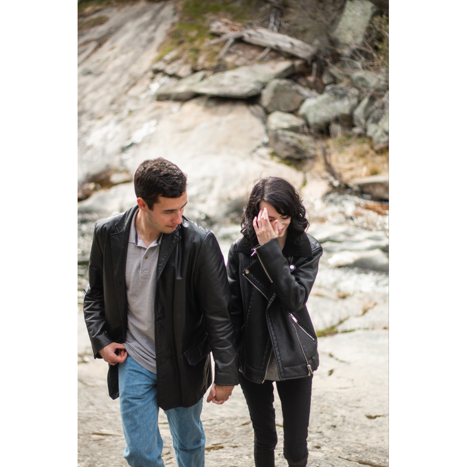 Candid of us walking back up the hill after taking a few posed photos. (Photo by @Kristophotographer on Instagram)