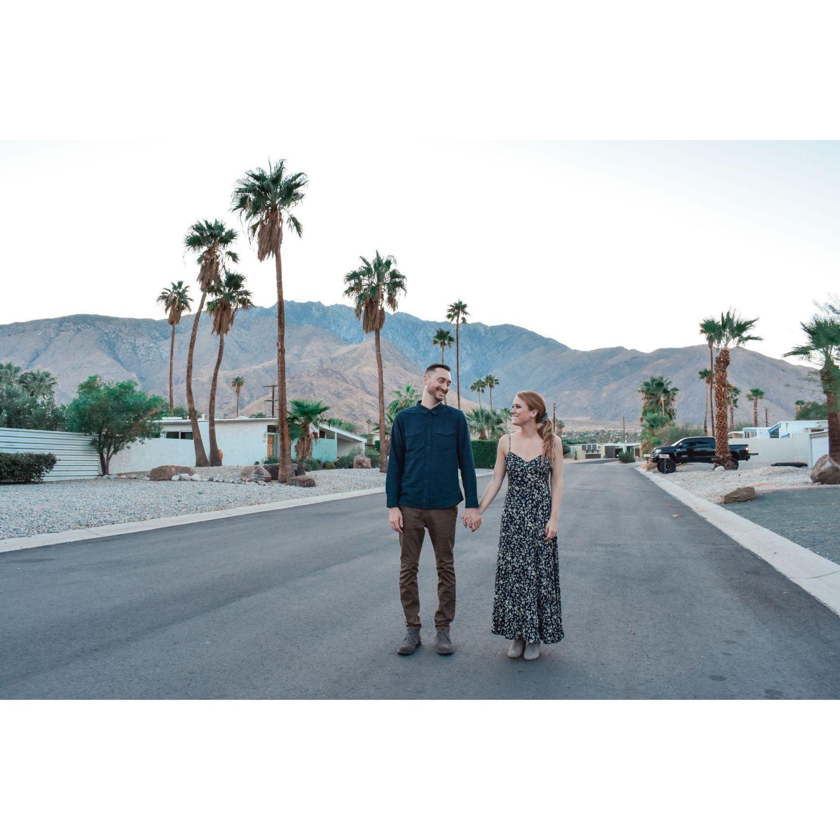 Palm Springs Engagement Photos 11/9/19