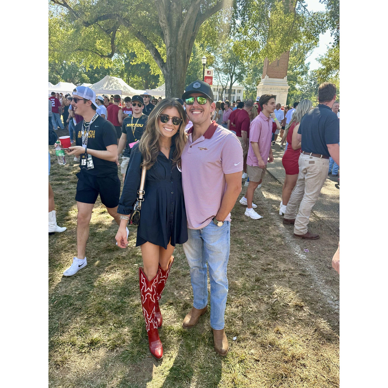 Our first Alabama game as a couple!