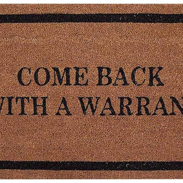 ChezMax Doormat Non-Slip Door Mat Waterproof Funny Rugs Indoor Outdoor Carpet Universal Welcome Mat Front Door Mud Absorbent for Floor Entrance Entryway