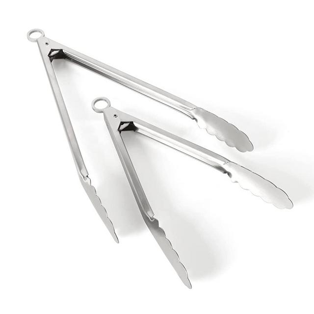 Martha Stewart Richburn 2pc (12" & 9") Tongs Set - Stainless Steel