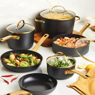 Forged Induction Ceramic Nonstick 12-Piece Cookware Set