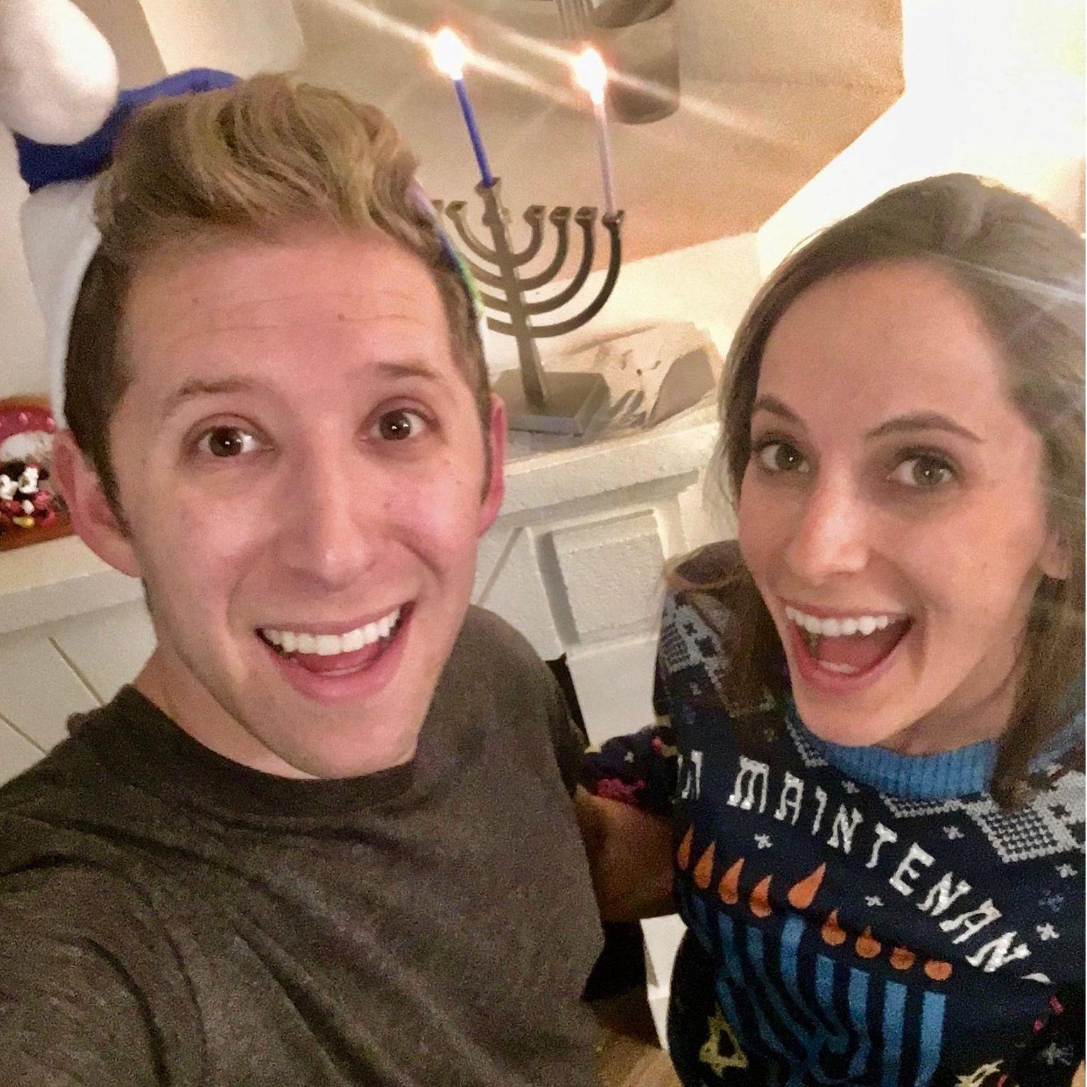 Celebrating Channukah, December 2017