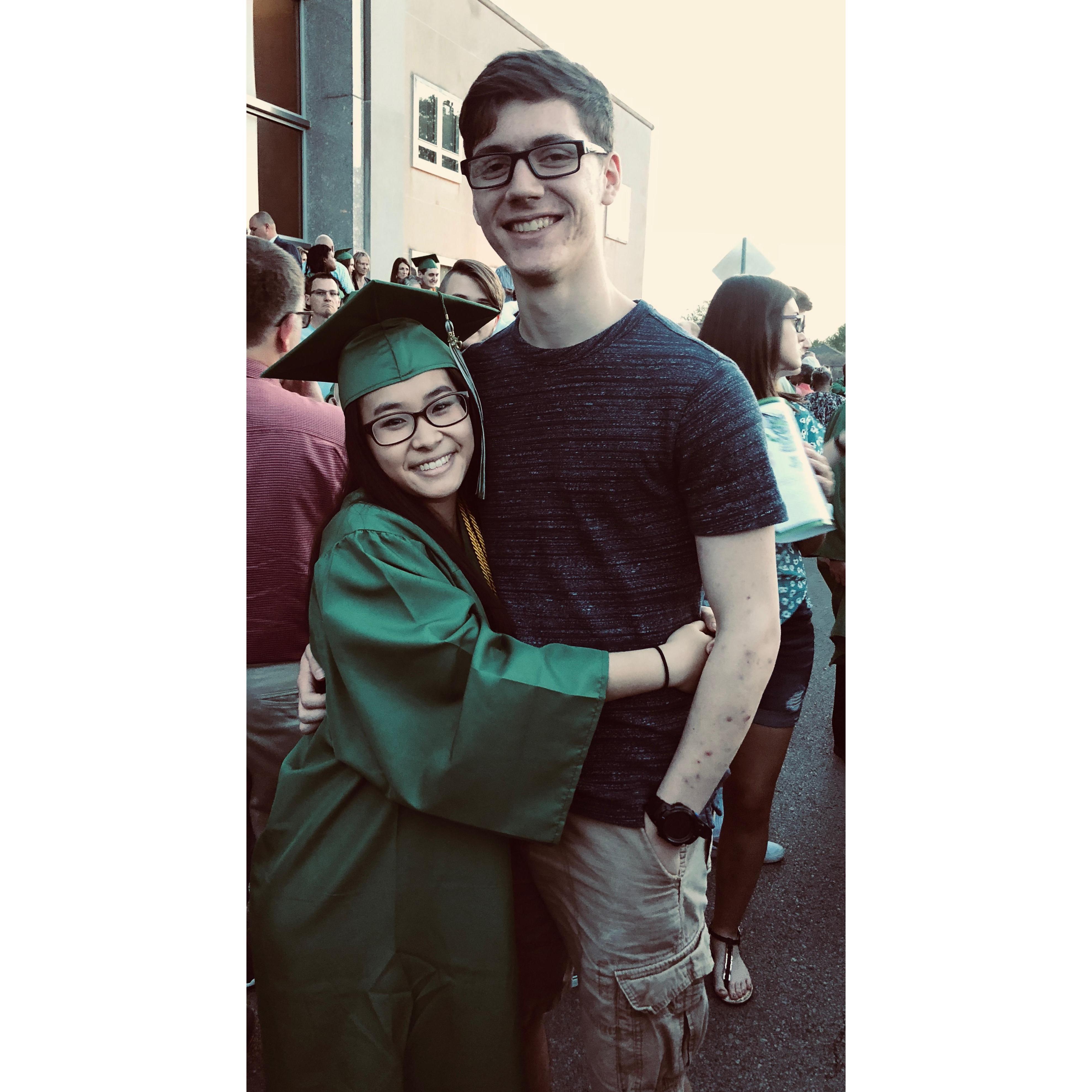 I graduated high school! 2018