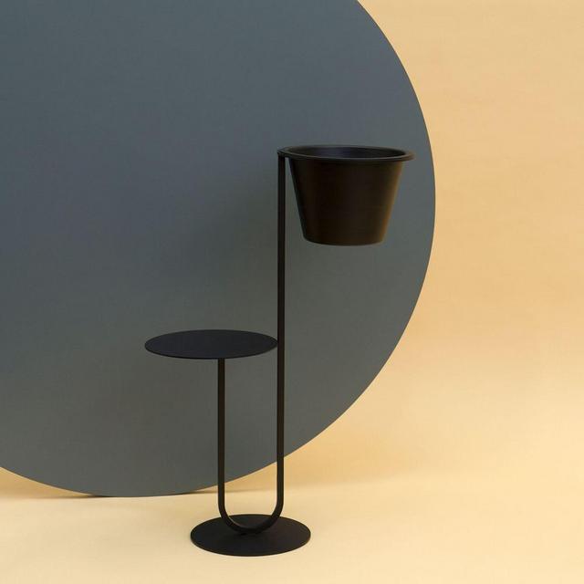 2 Tier Plant Stand Black Set Of 2