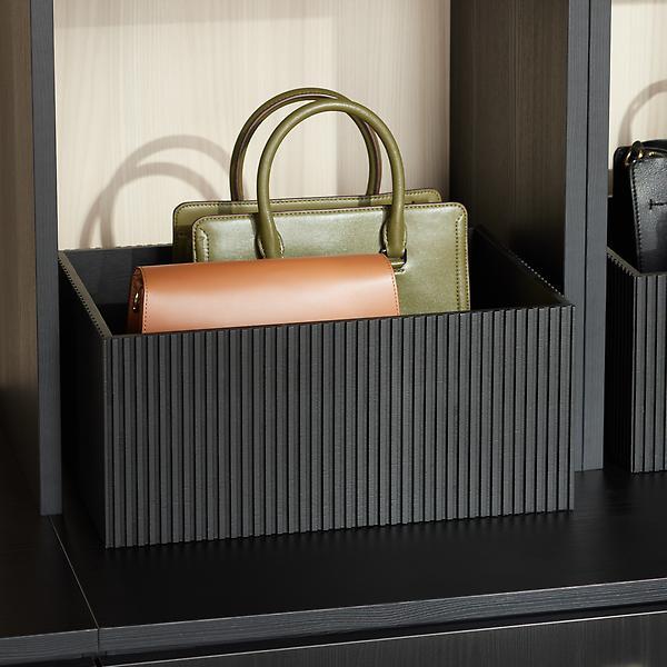 The Container Store Artisan Linear Bamboo Bin
