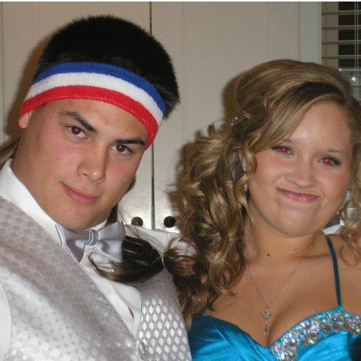 Prom 2013- notice his mullet!