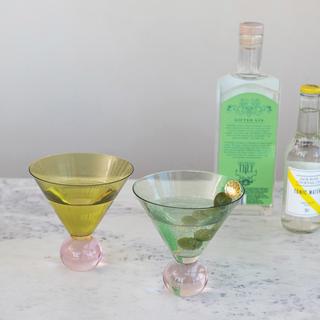 12-Piece Martini Glass with Ball Stem Set