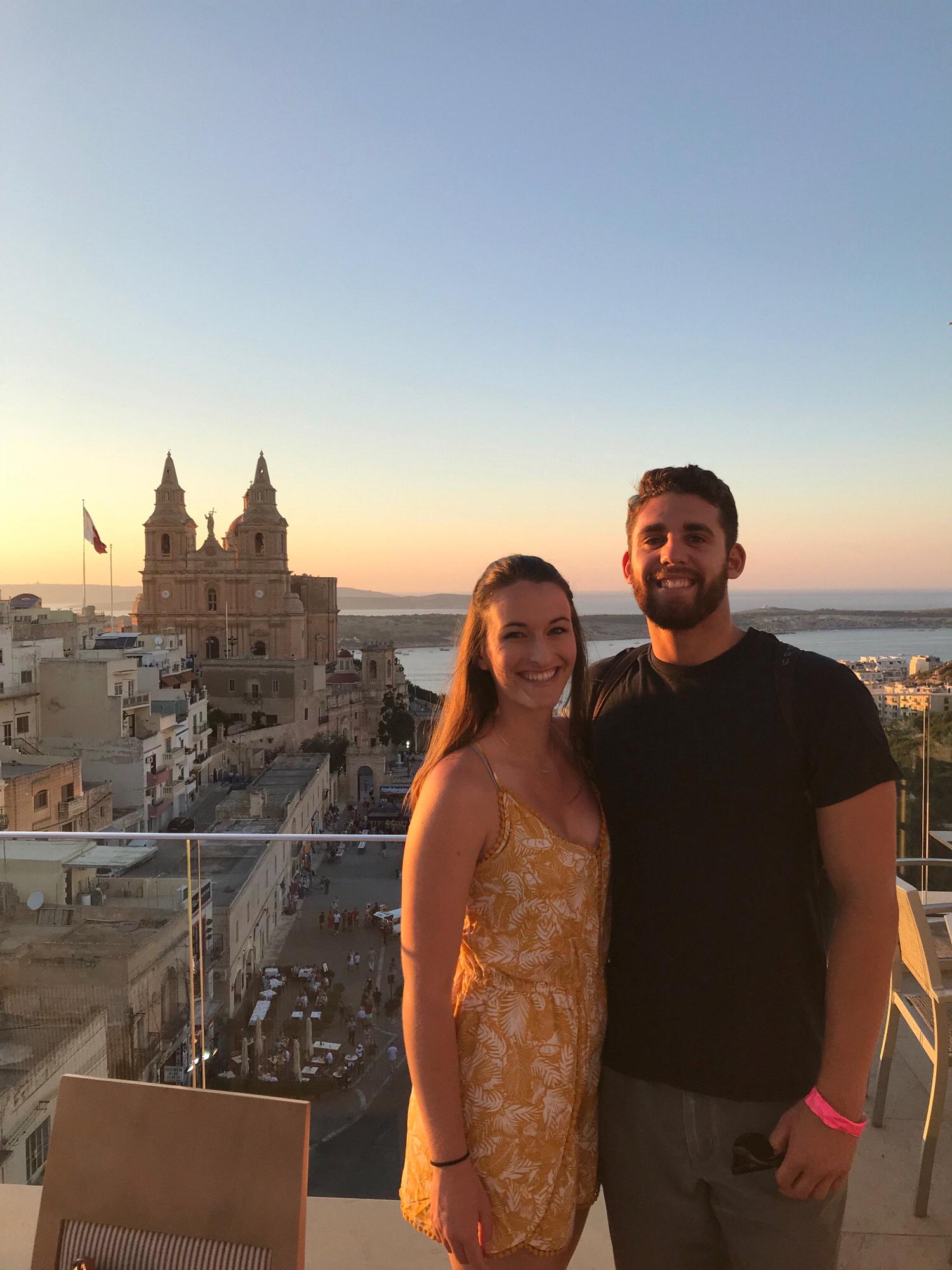 First time abroad together - Malta