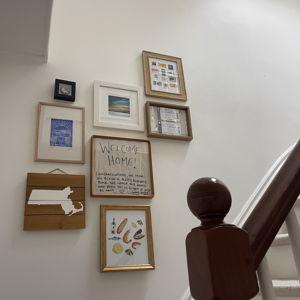 frames to add wedding photos to our frame wall