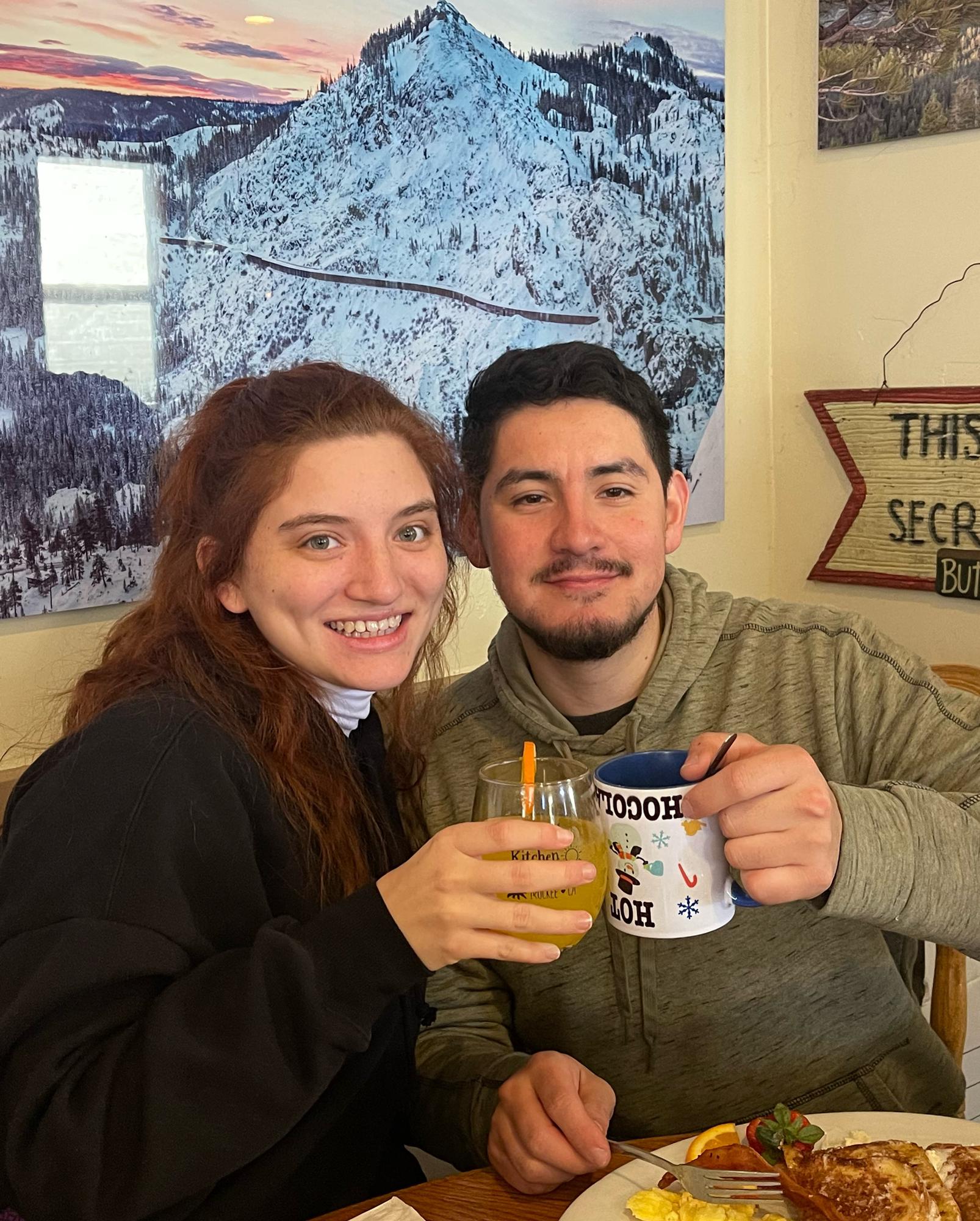 Started 2022 out in Tahoe snowboarding with friends!