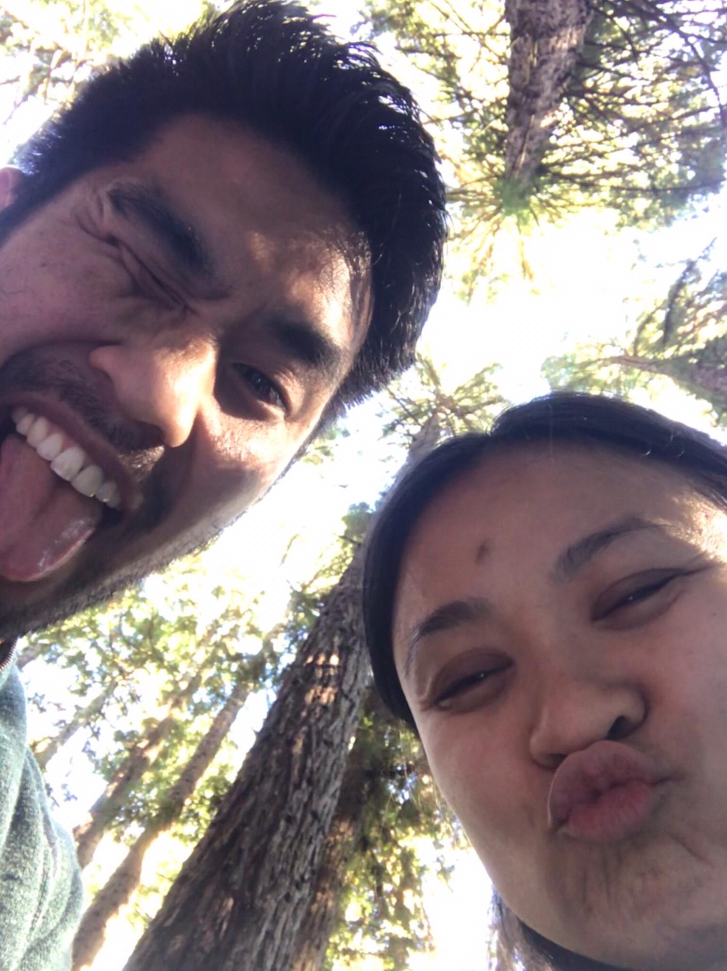 Our typical weekend stroll amongst the redwoods🌲🌲🌲