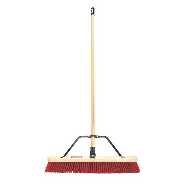 Rubbermaid Commercial Products 24-in Poly Fiber Push Broom