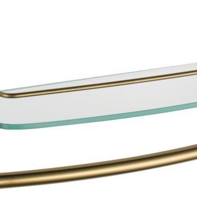 DELTA 79710-CZ, 18" Glass Shelf with Bar, Champagne Bronze
