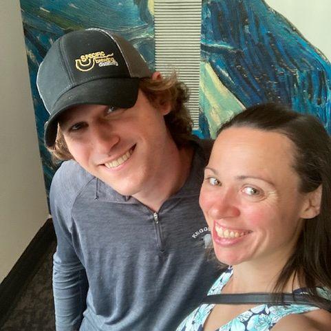 One of our first adventures was the Immersive Picasso Exhibit 2022