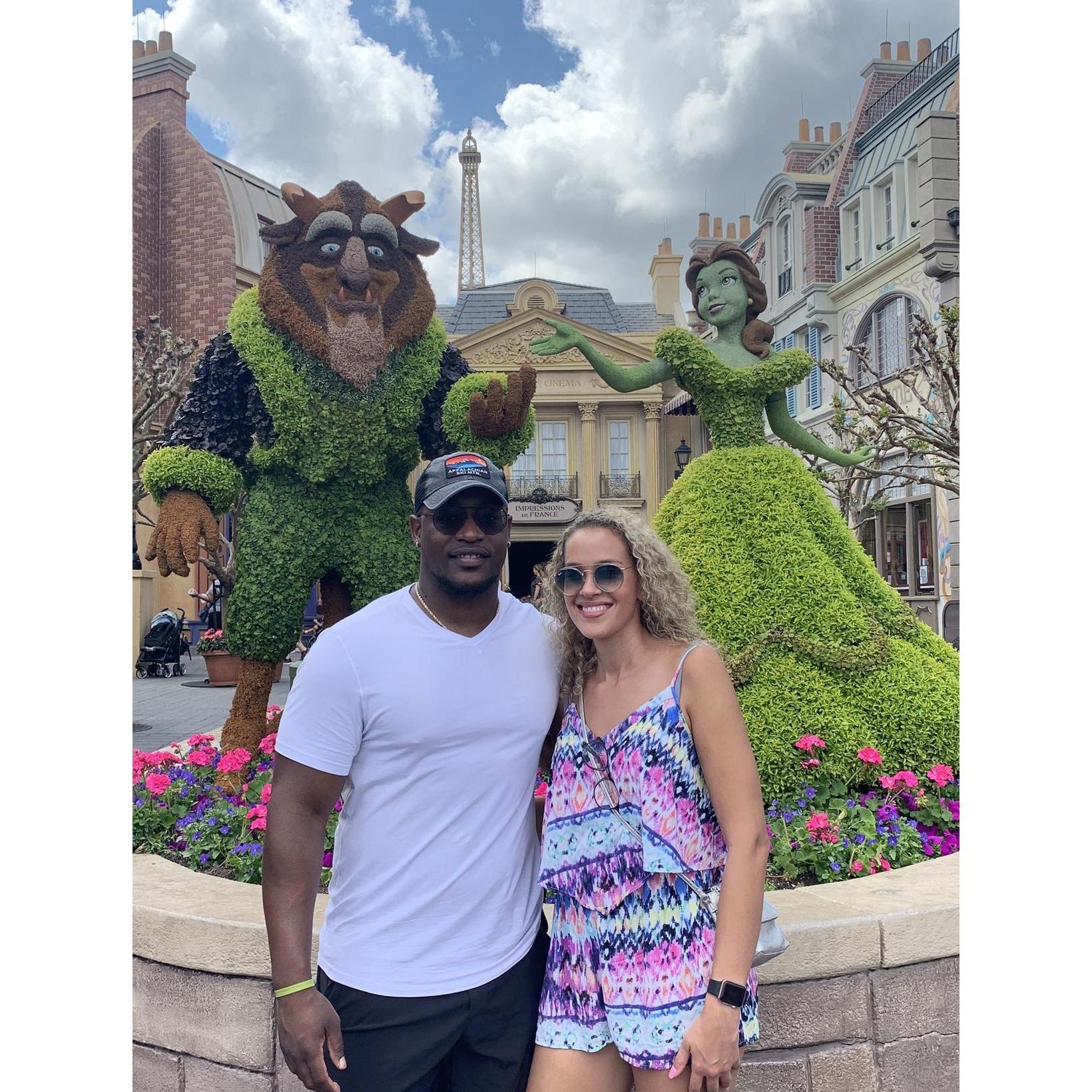 Camille's first time at Disney!