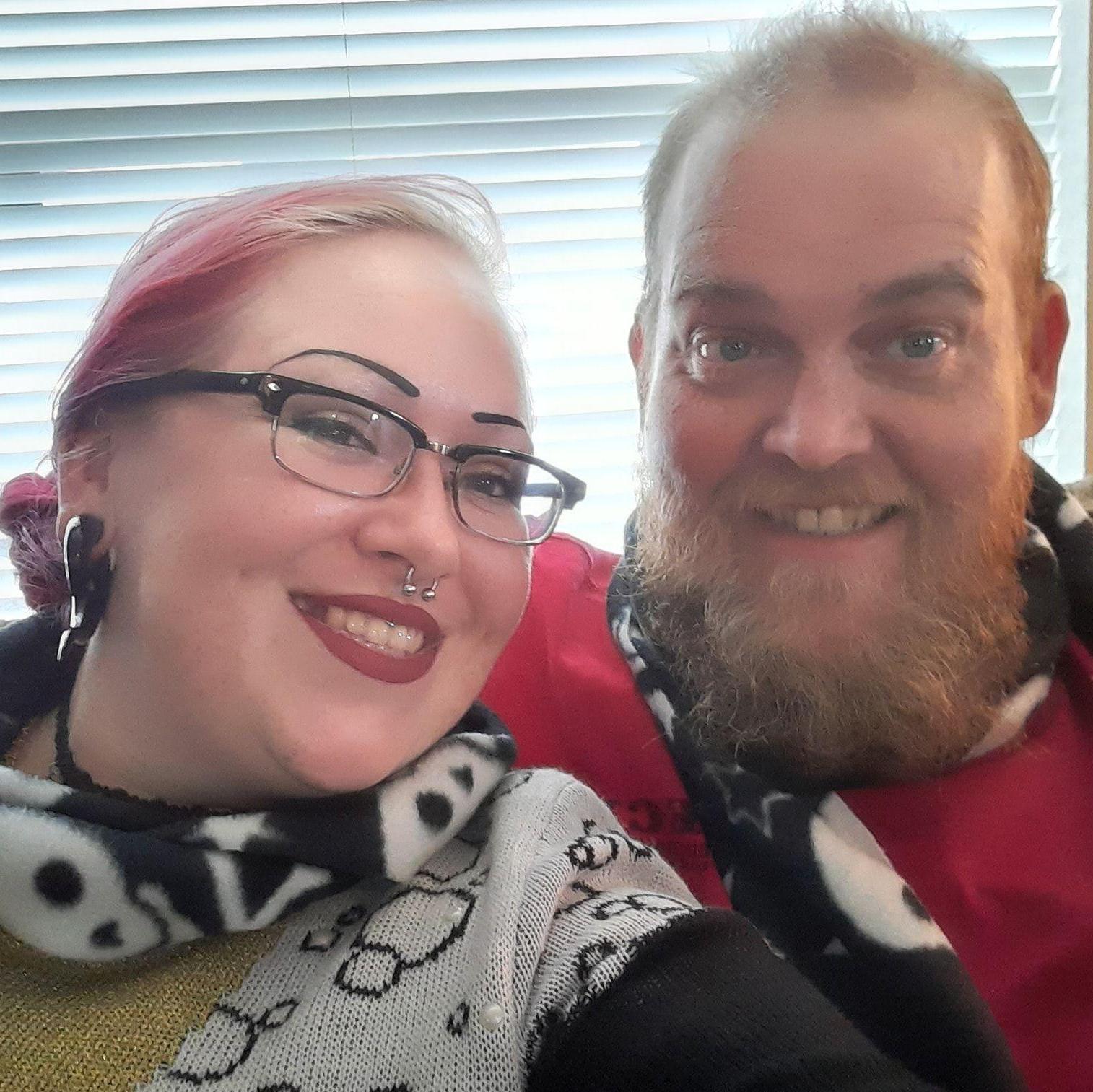 First Christmas together at Ashley's Mom's house, 2019.