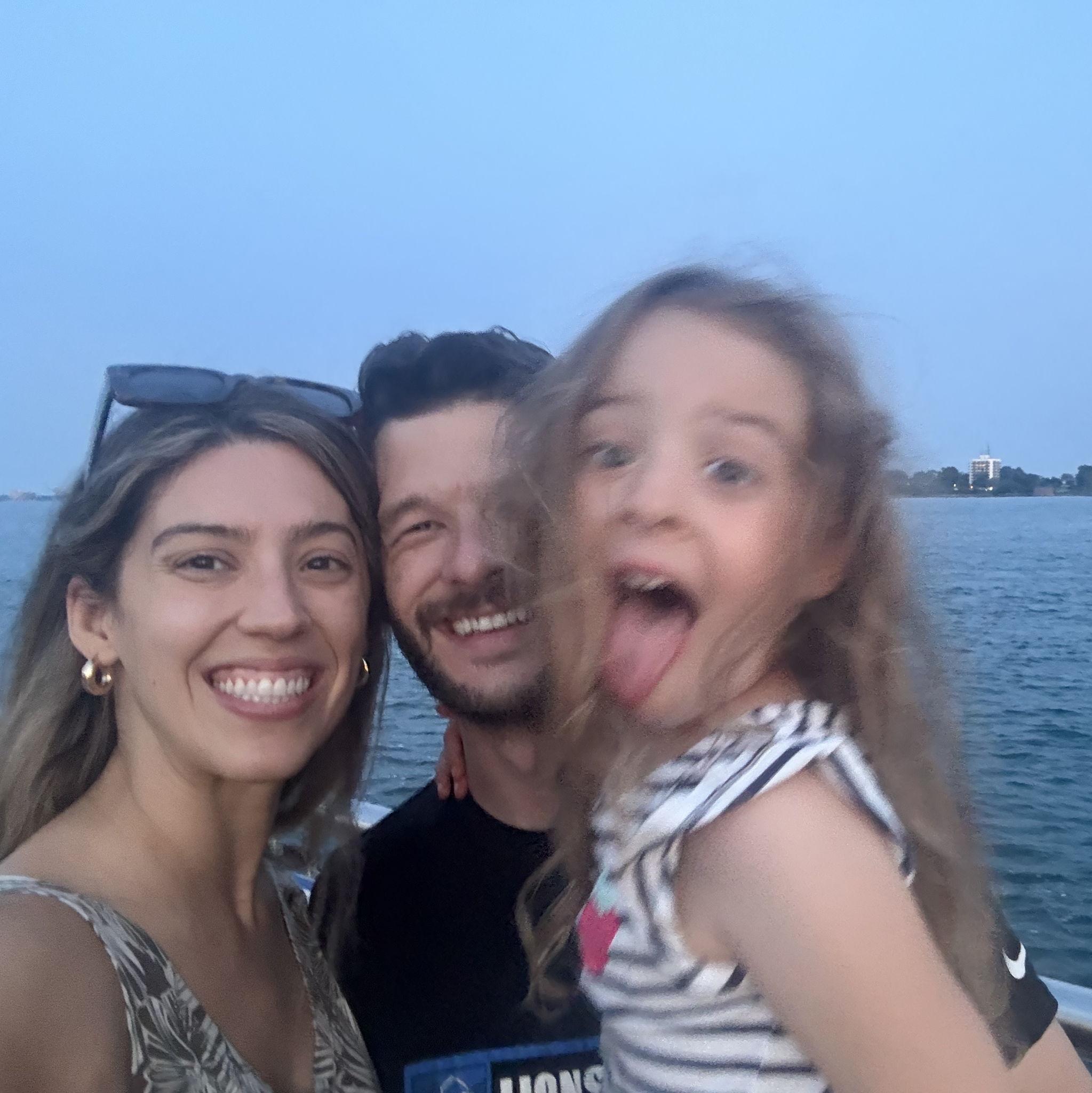 Exploring Detroit's new Riverfront park with my goofball niece Claire - we all love when she comes for a sleepover! :)