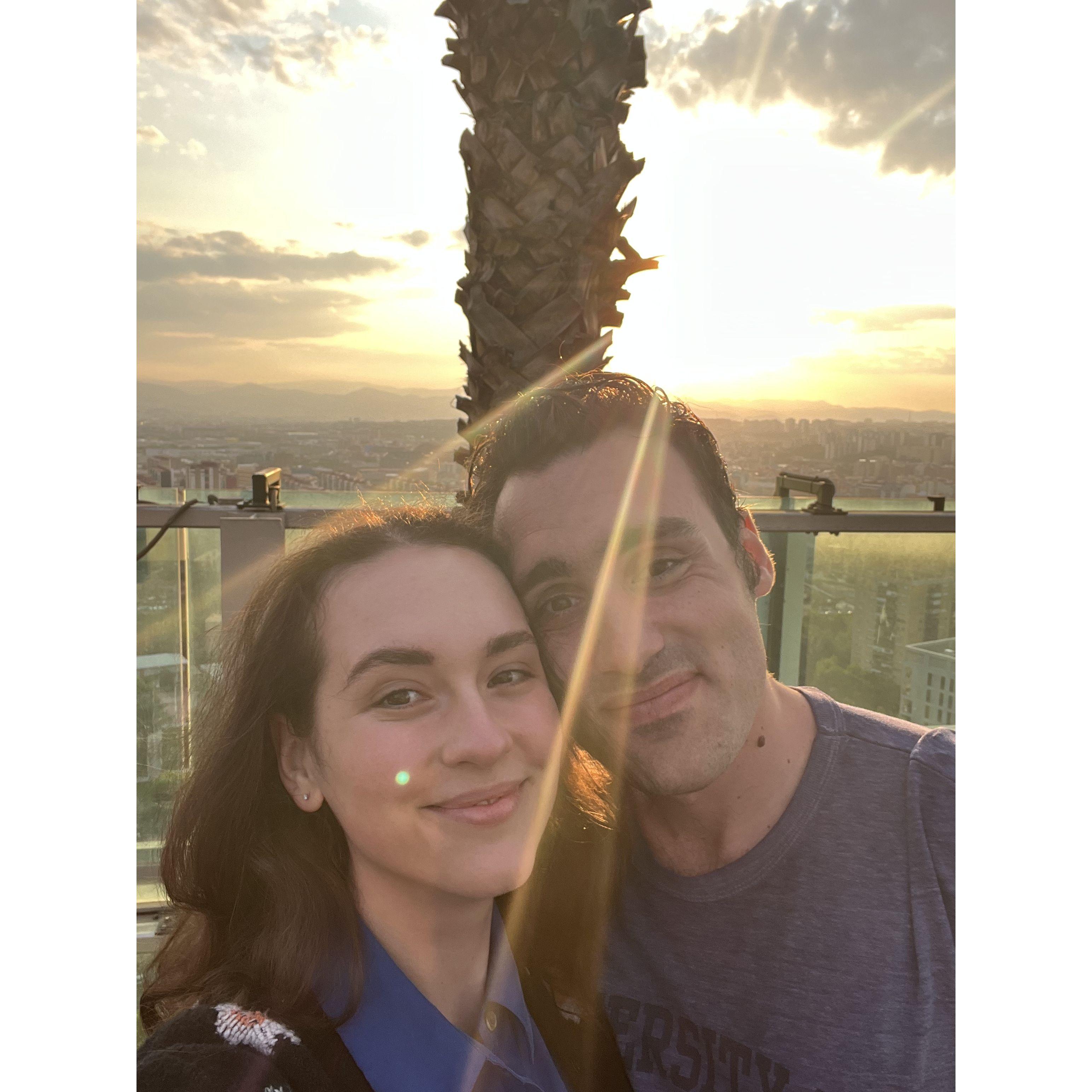 Engagementmoon in Barcelona